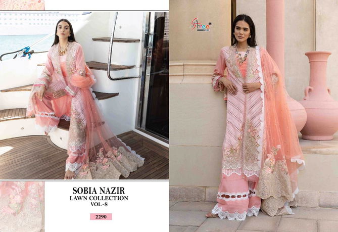 Shree Sobia Nazir Lawn 8 Fancy New Exclusive Wear Pakistani Salwar Kameez Collection